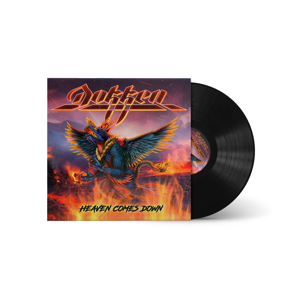 Dokken 'Heaven Comes Down' LP Black Vinyl