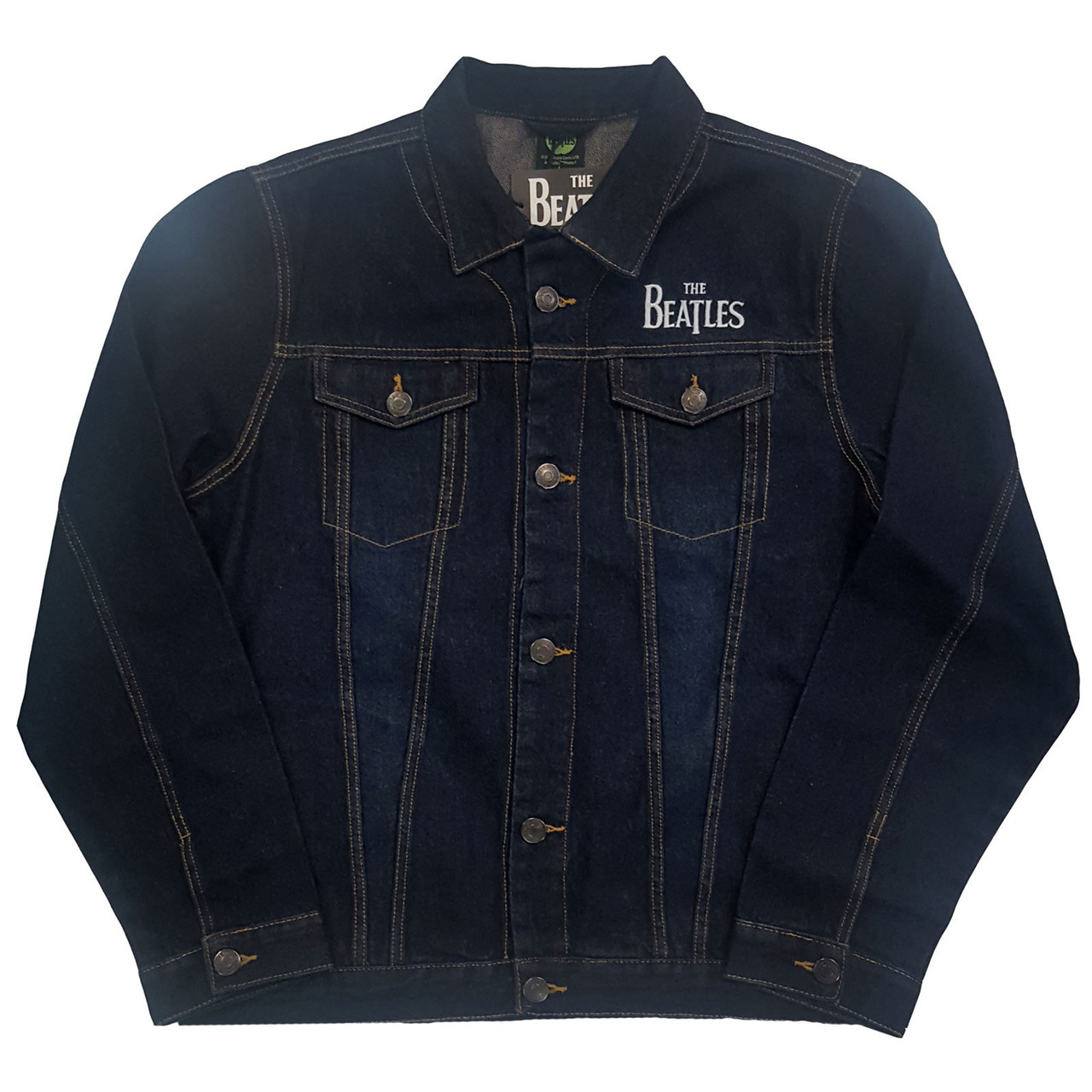 The Beatles 'Drum Logo' (Blue) Denim Jacket