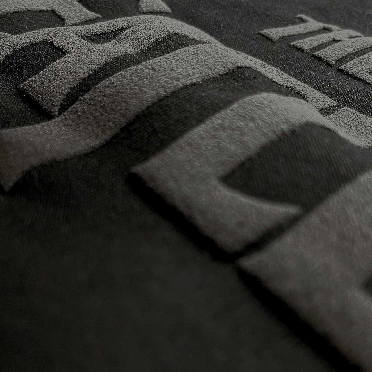 The Beatles 'Drop T Logo & Apple' (Black) Hi-Build Pull Over Hoodie