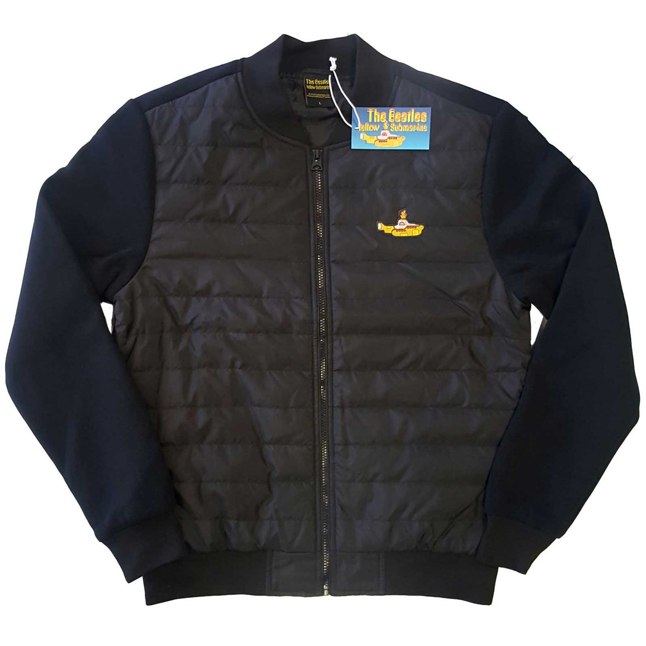 The Beatles 'Yellow Submarine' (Black) Quilted Jacket