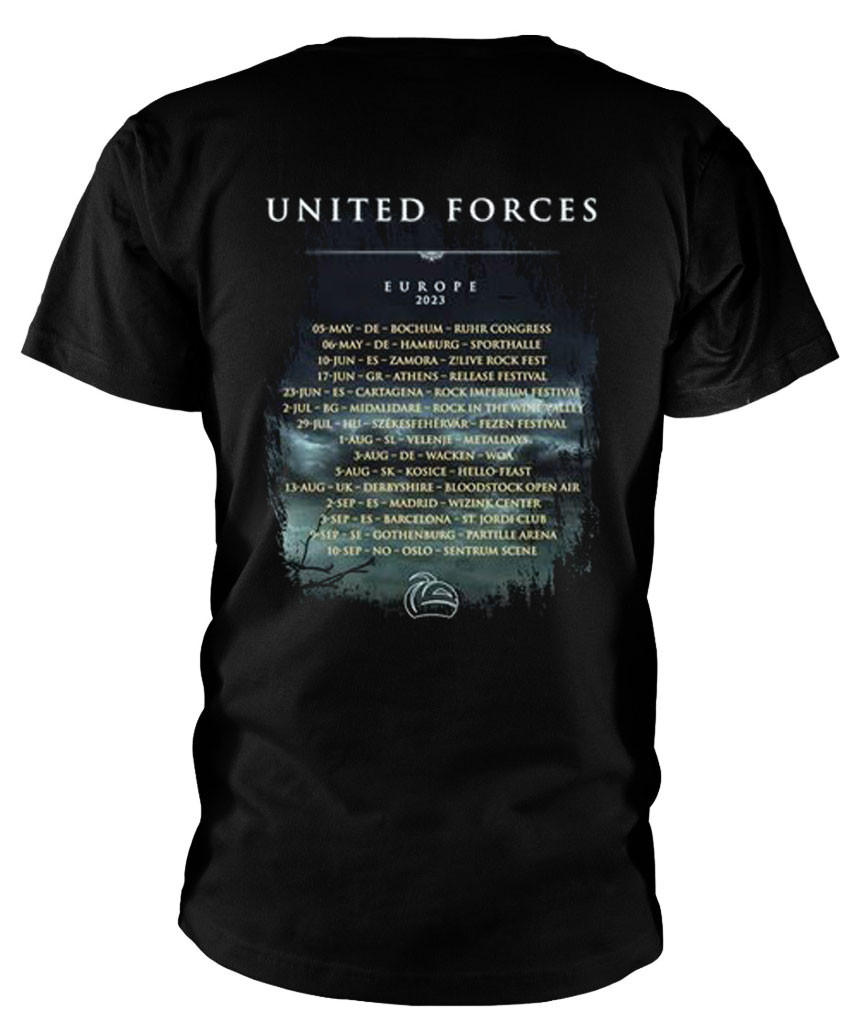 Helloween 'United Forces' (Black) T-Shirt Back