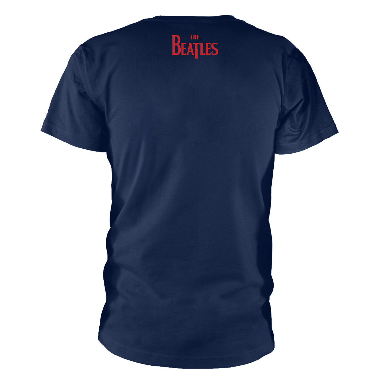 The Beatles 'You Never Give Me Your Money' (Navy) T-Shirt BACK