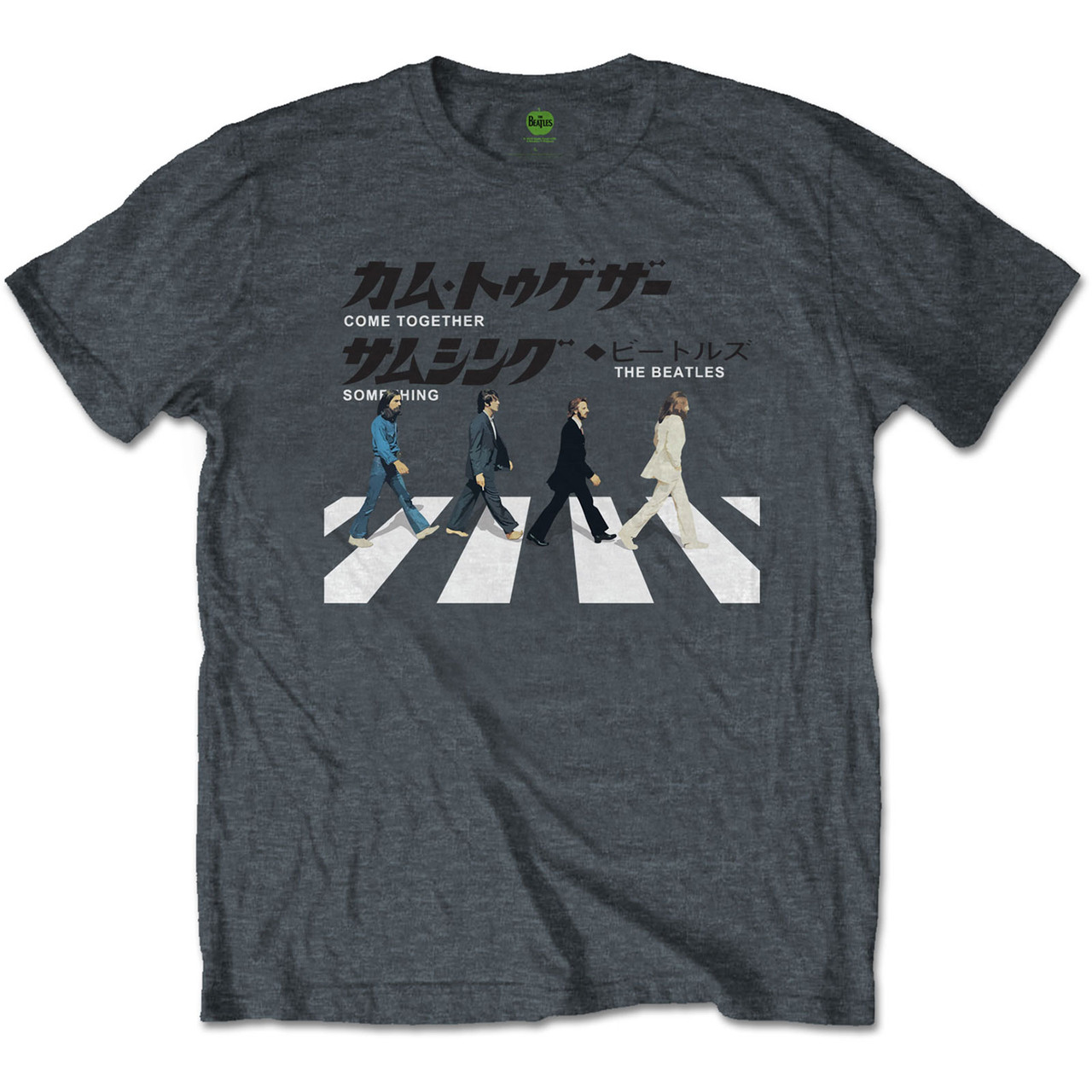 The Beatles 'Abbey Road Japanese' (Grey) T-Shirt