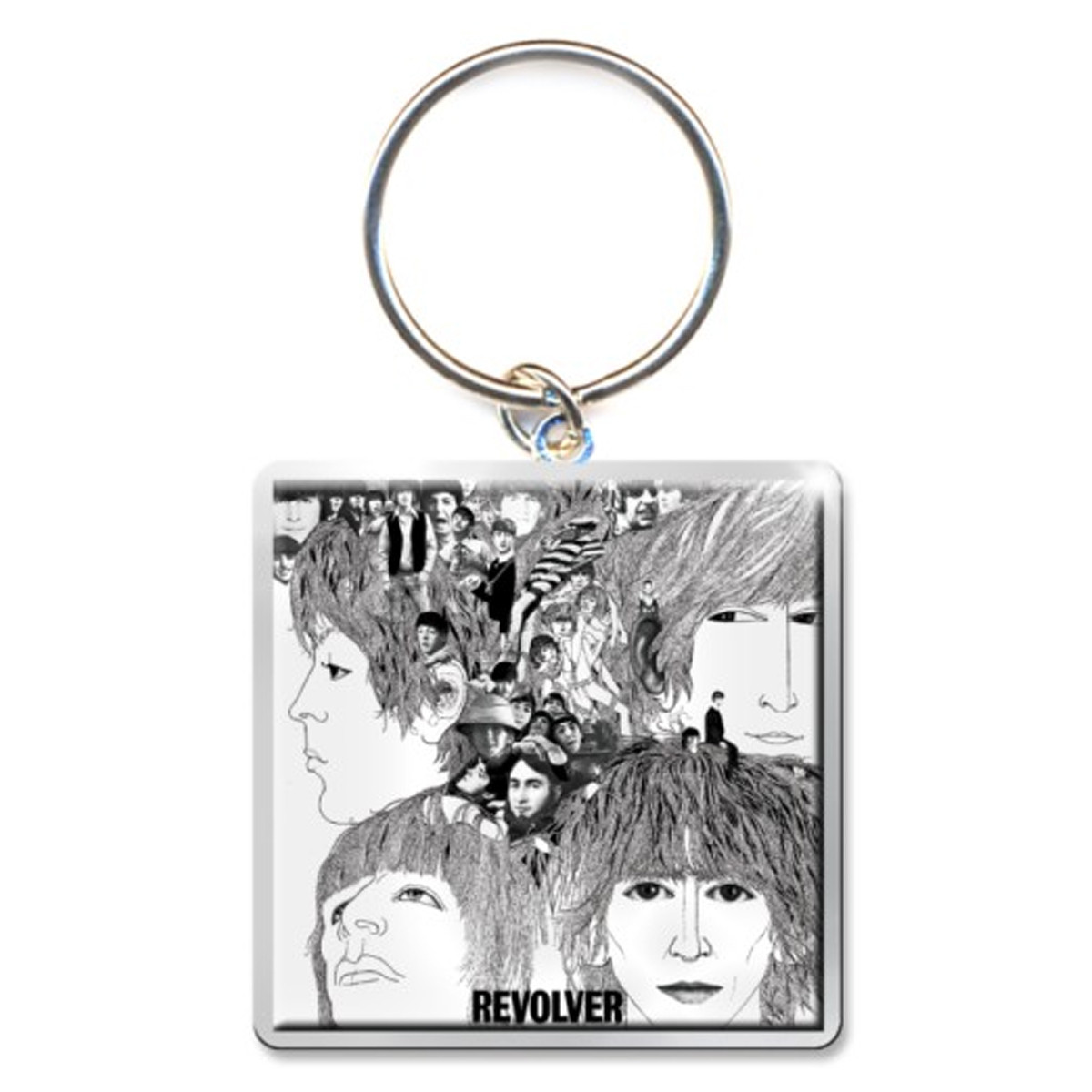 The Beatles 'Revolver Album' (Photo Print) Keyring