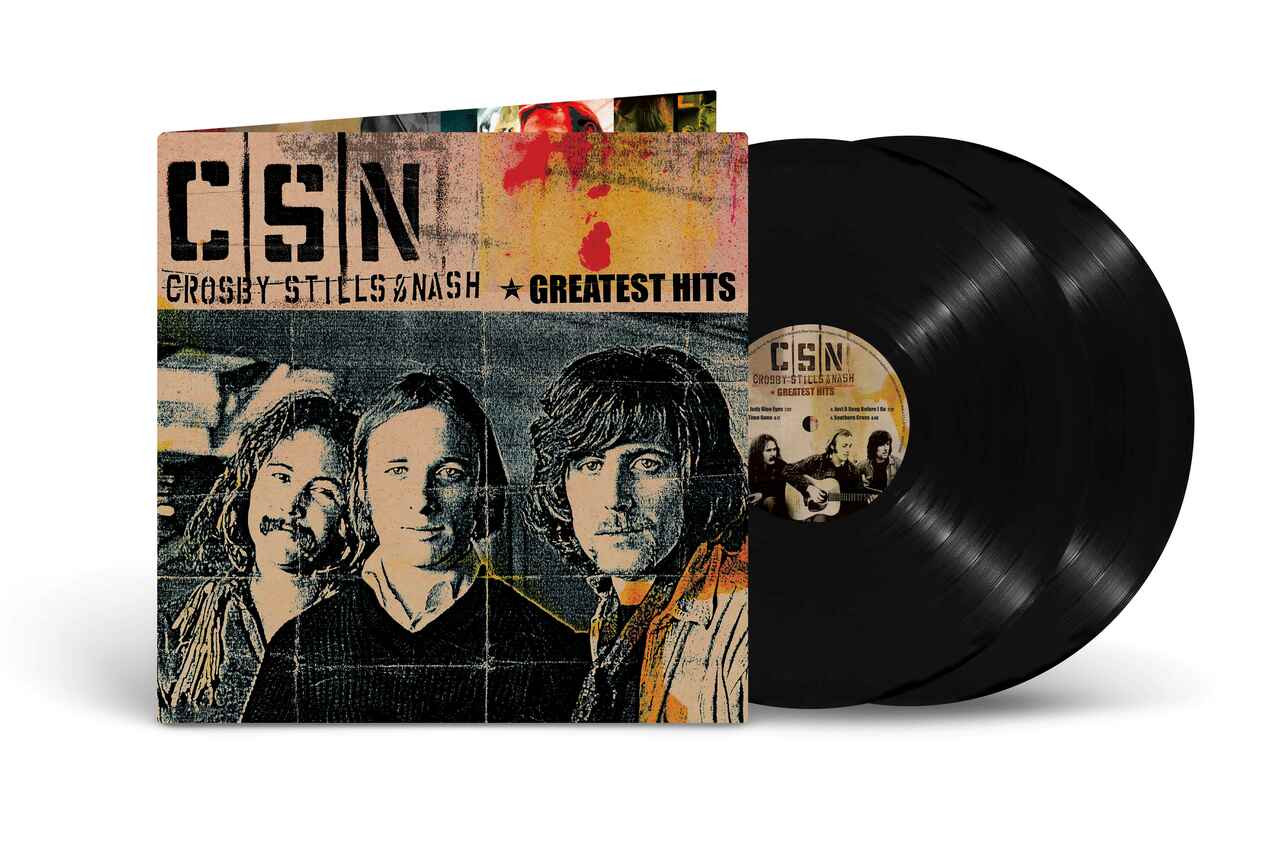 Crosby, Stills & Nash 'Greatest Hits' 2LP Black Vinyl