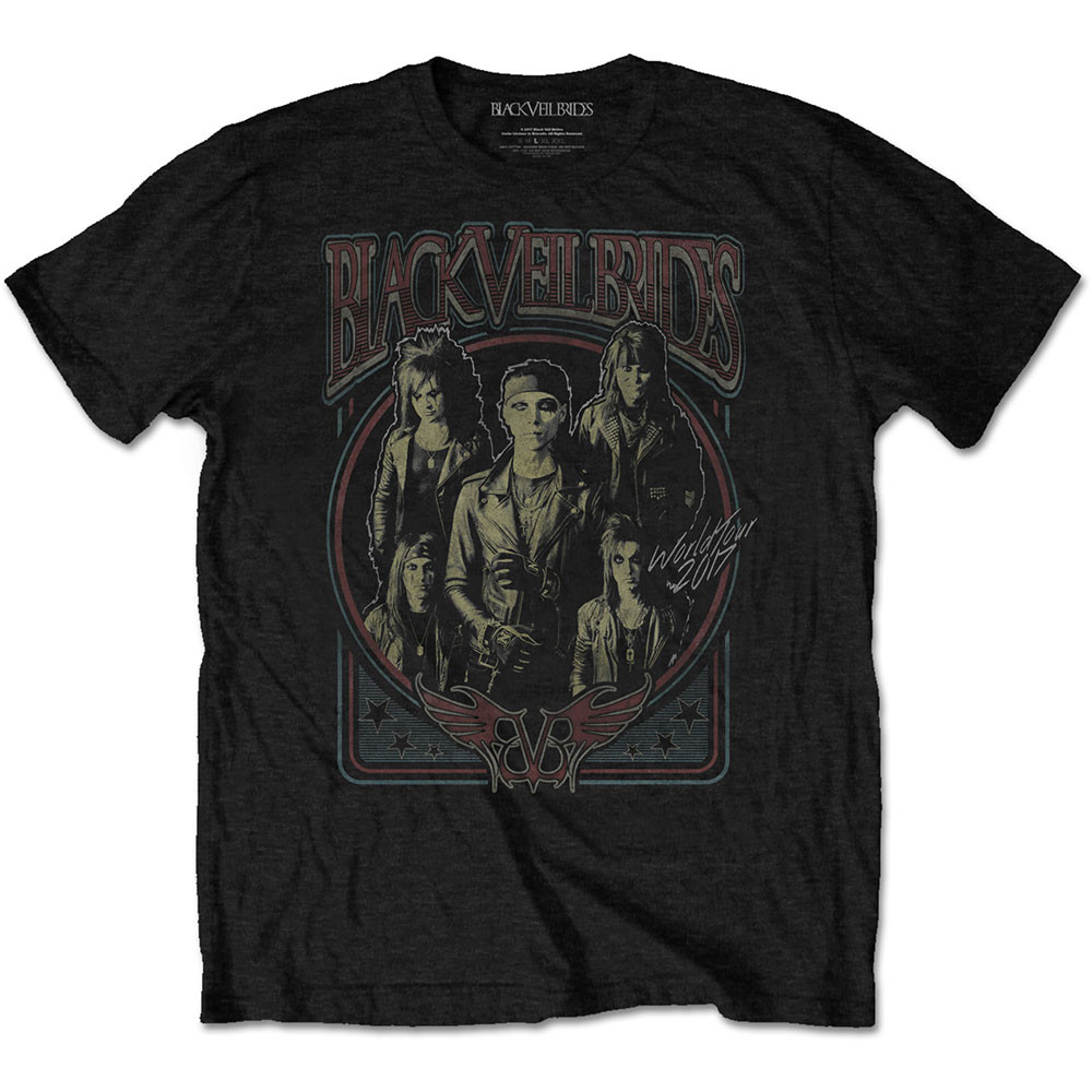 Black Veil Brides 'Vintage' (Black) T-Shirt