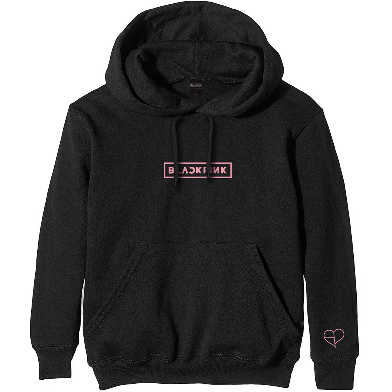Blackpink 'The Album Tracklist' (Black) Pull Over Hoodie
