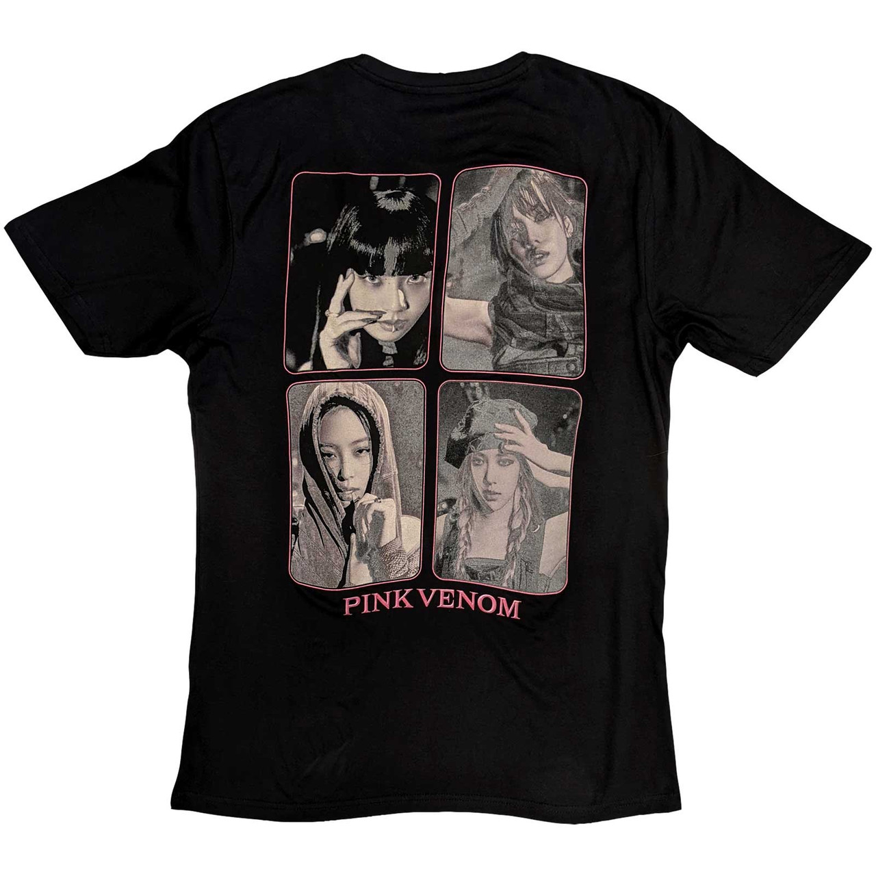 Blackpink 'Pink Venom Group Photo' (Black) T-Shirt Ã‚Â¦ Eyesore Merch