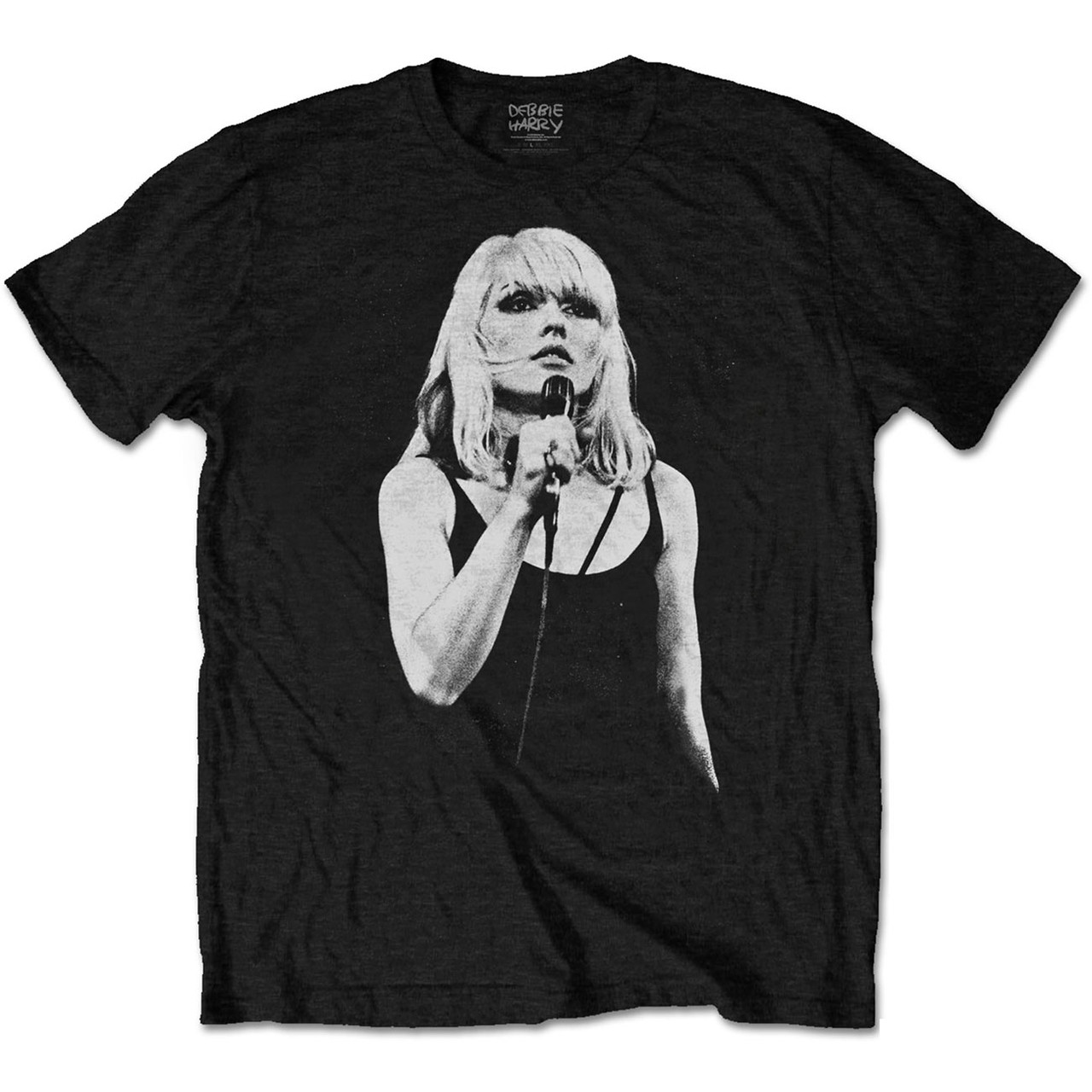 Debbie Harry 'Open Mic.' (Black) T-Shirt