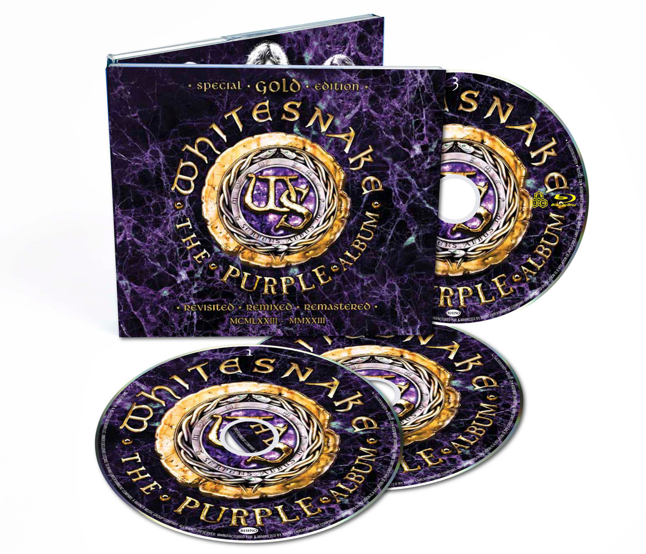 Whitesnake 'The Purple Album: Special Gold Edition' 2CD / Blu-Ray