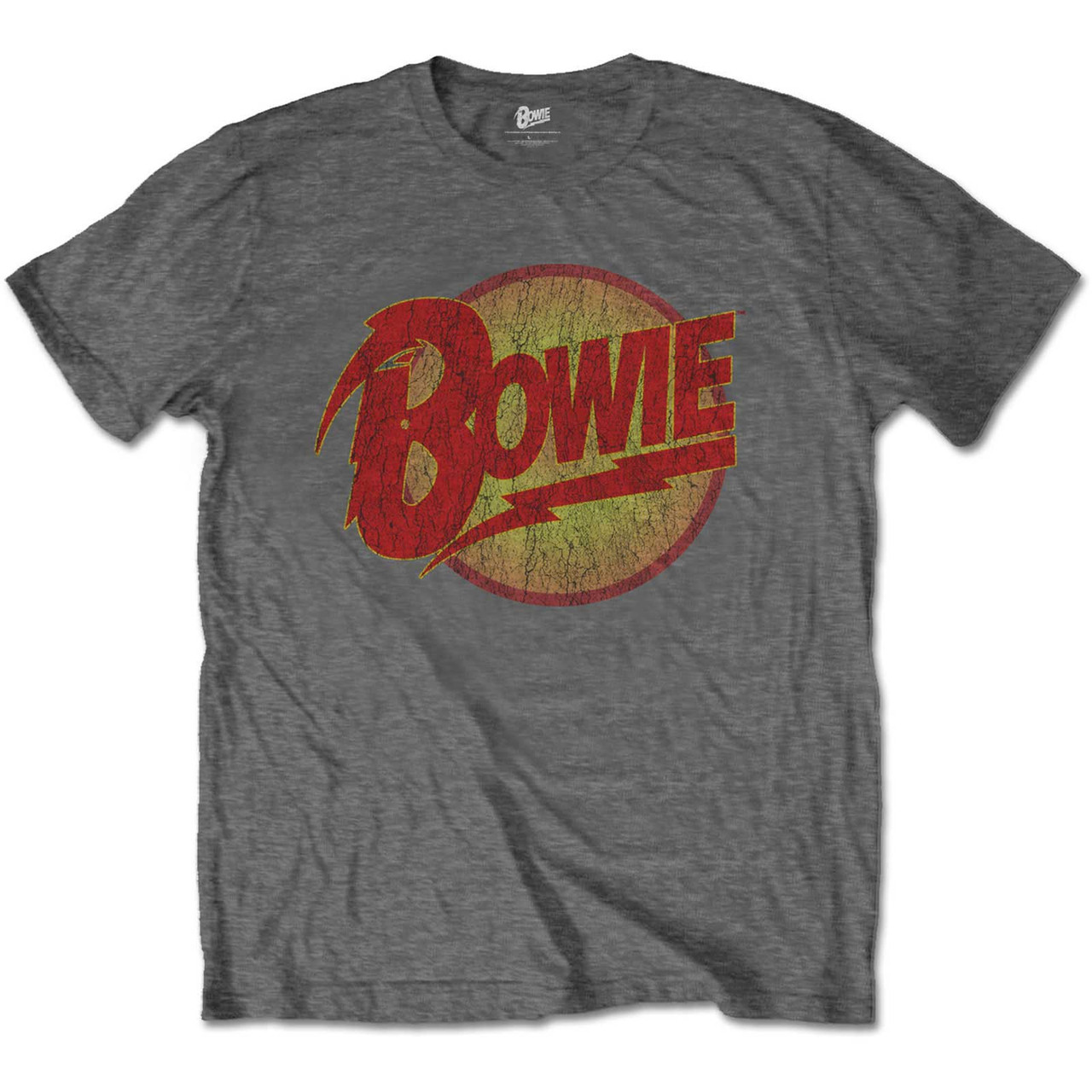 David Bowie 'Diamond Dogs Logo' (Charcoal) Kids T-Shirt