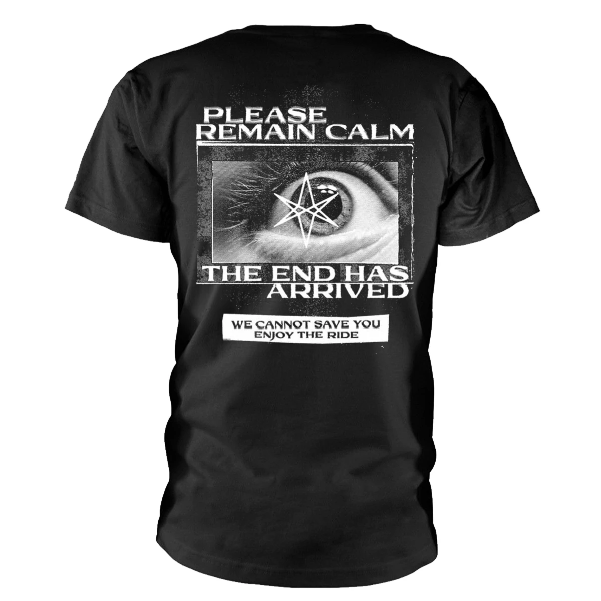 Bring Me The Horizon 'Remain Calm' (Black) T-Shirt BACK