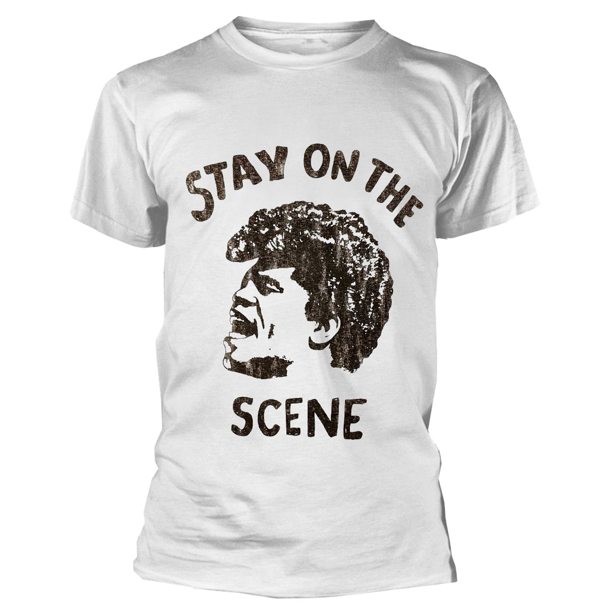 James Brown 'Stay On The Scene' (White) T-Shirt