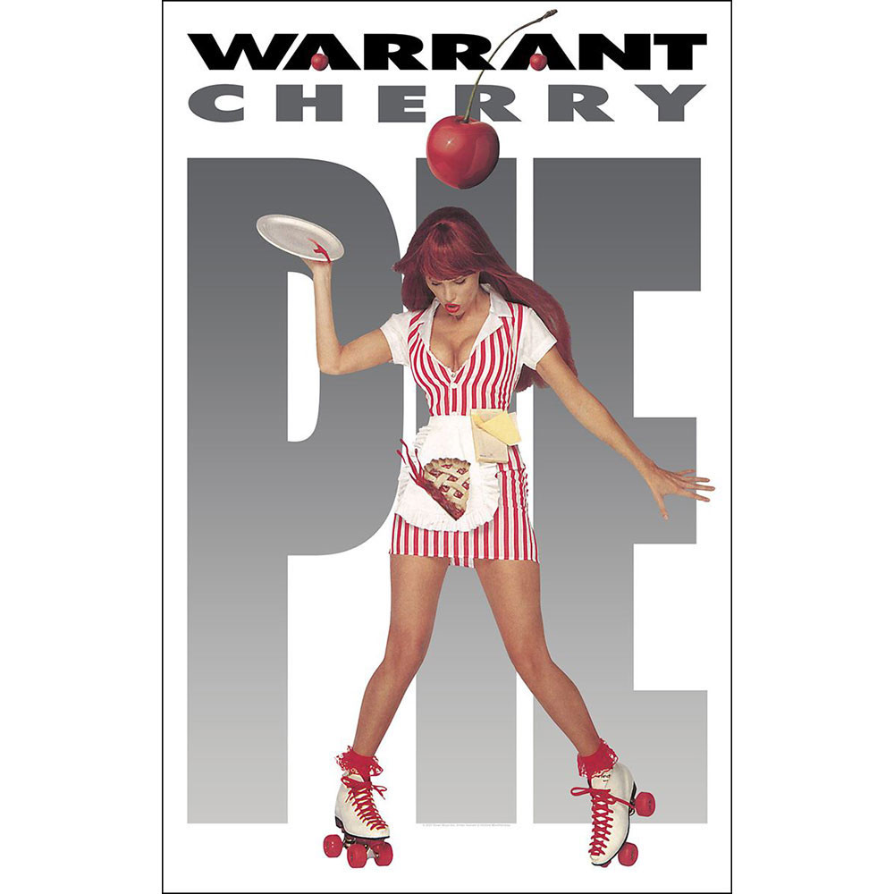 Warrant 'Cherry Pie' Textile Poster | Eyesore Merch