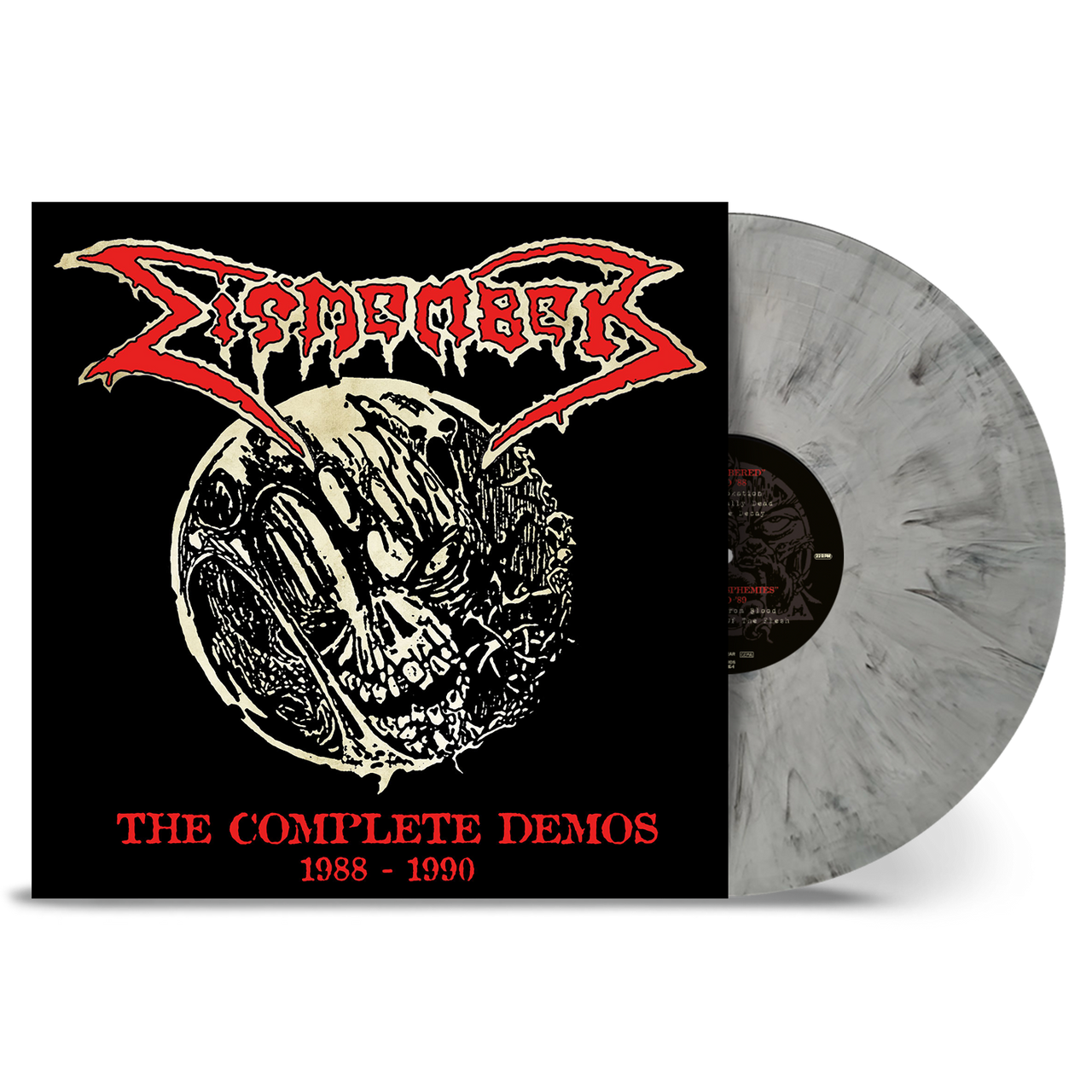Dismember 'The Complete Demos (1988-1990)' LP Gray Marble Vinyl