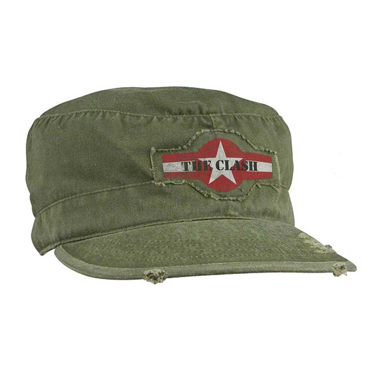 The Clash 'Star Logo' (Green) Military Cap