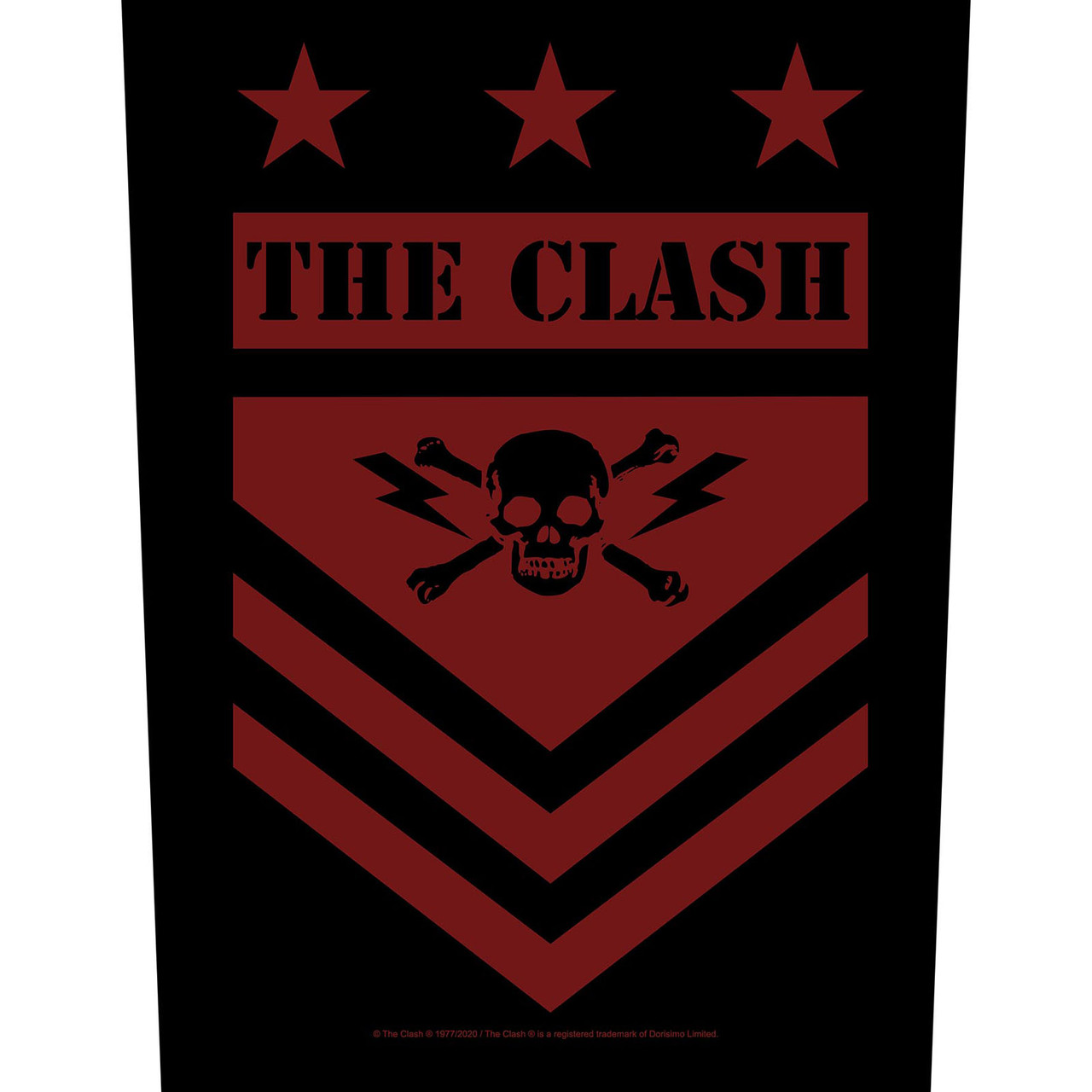 The Clash 'Military Shield' Back Patch