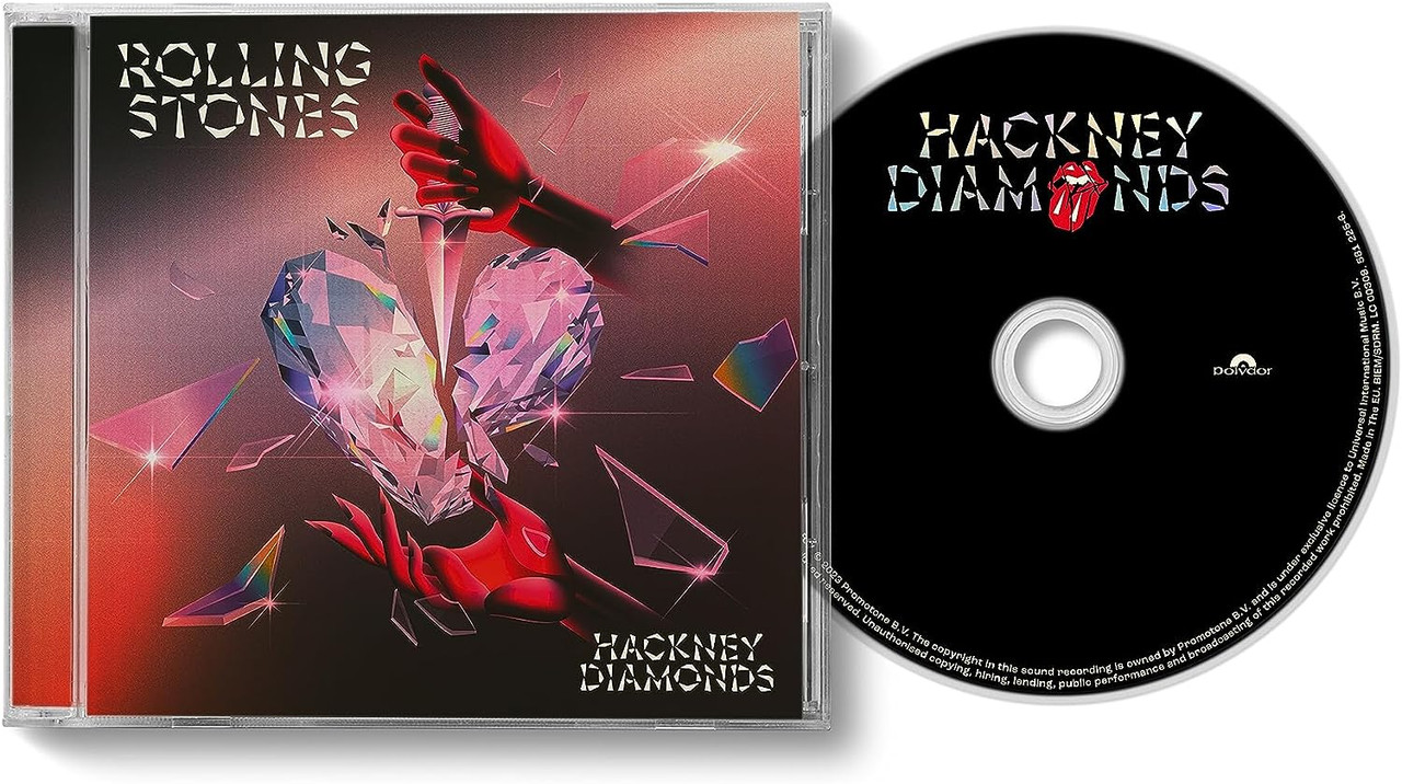 The Rolling Stones 'Hackney Diamonds' CD Jewel Case