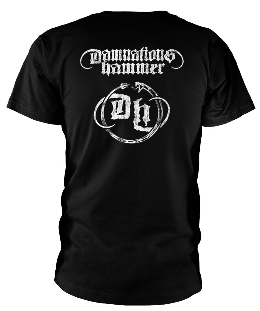 Damnation's Hammer 'Into The Silent Nebula' (Black) T-Shirt Back