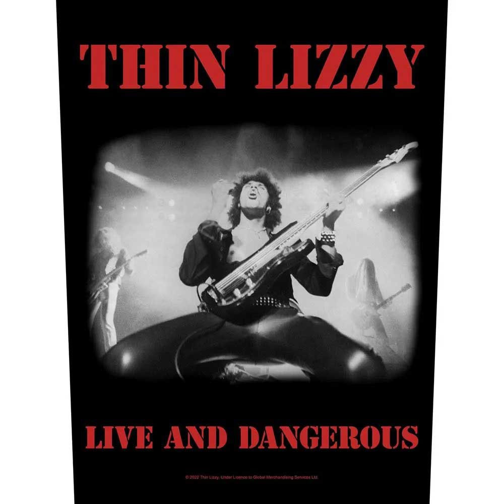 Thin Lizzy 'Live & Dangerous' Back Patch | Eyesore Merch