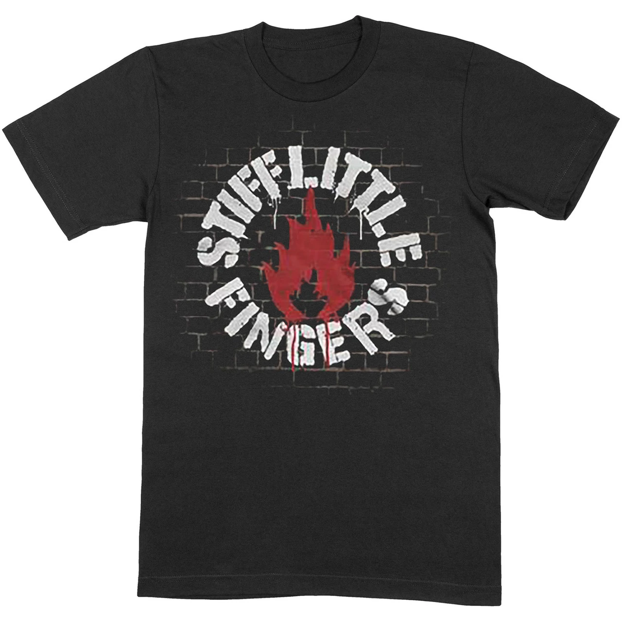 Stiff Little Fingers 'Wall' (Black) T-Shirt