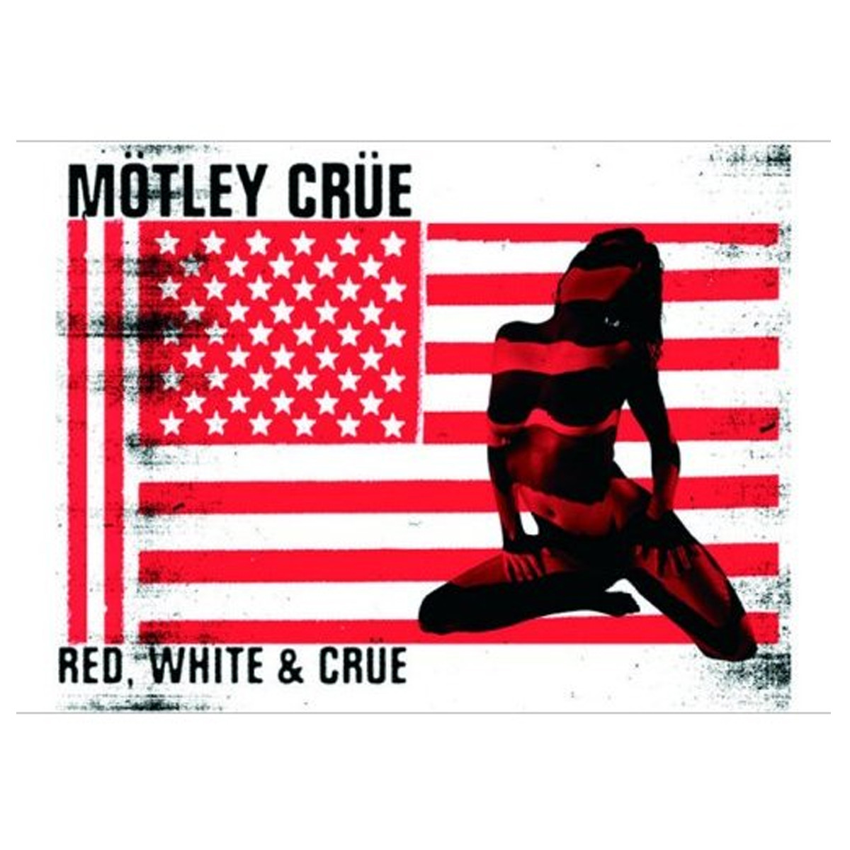Motley Crue 'Red & White' Postcard