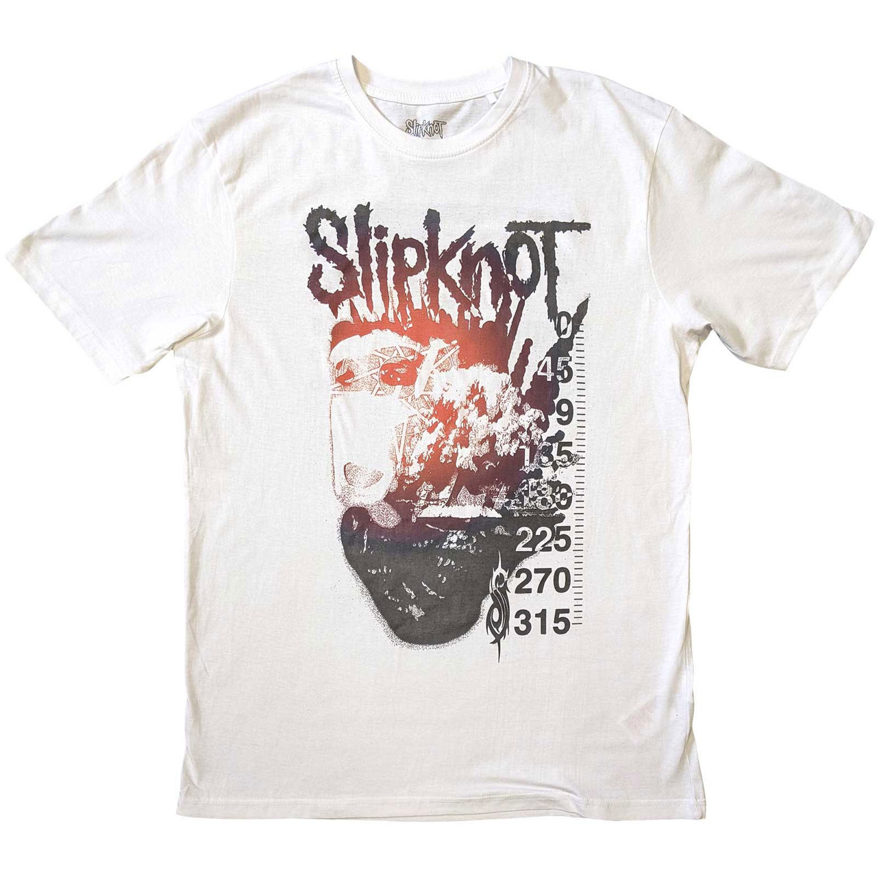 Slipknot 'The End' (White) T-Shirt Front