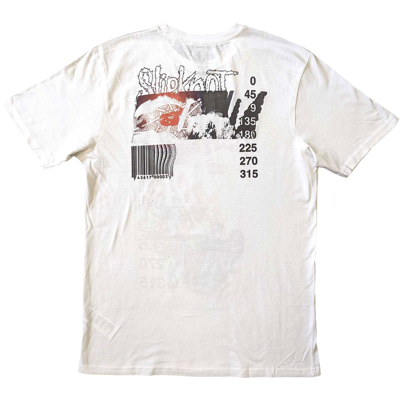 Slipknot 'The End' (White) T-Shirt Back
