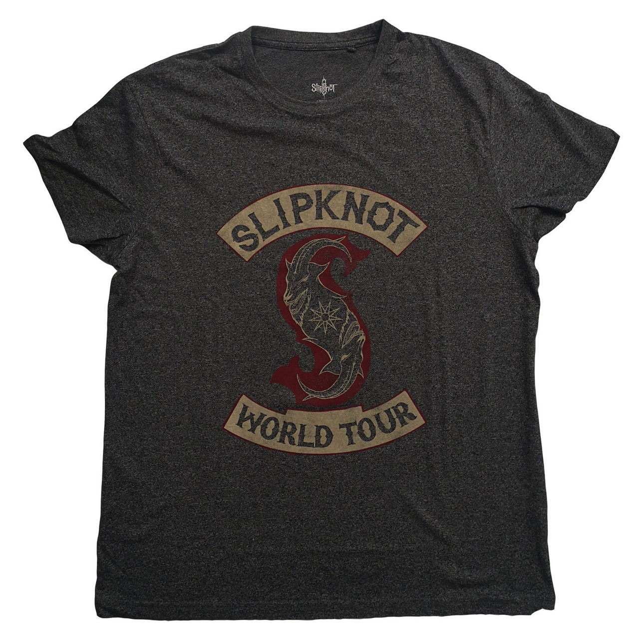 Slipknot 'Patched Up' (Brindle) Vintage Look T-Shirt