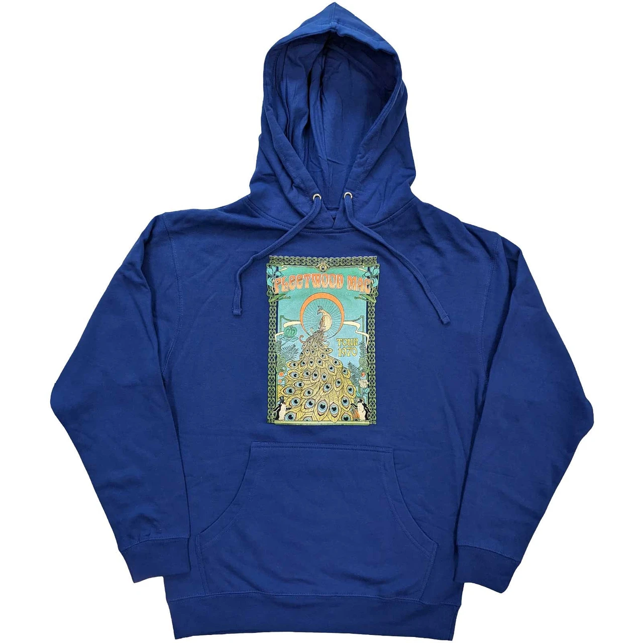 Fleetwood Mac 'Peacock' (Blue) Pull Over Hoodie