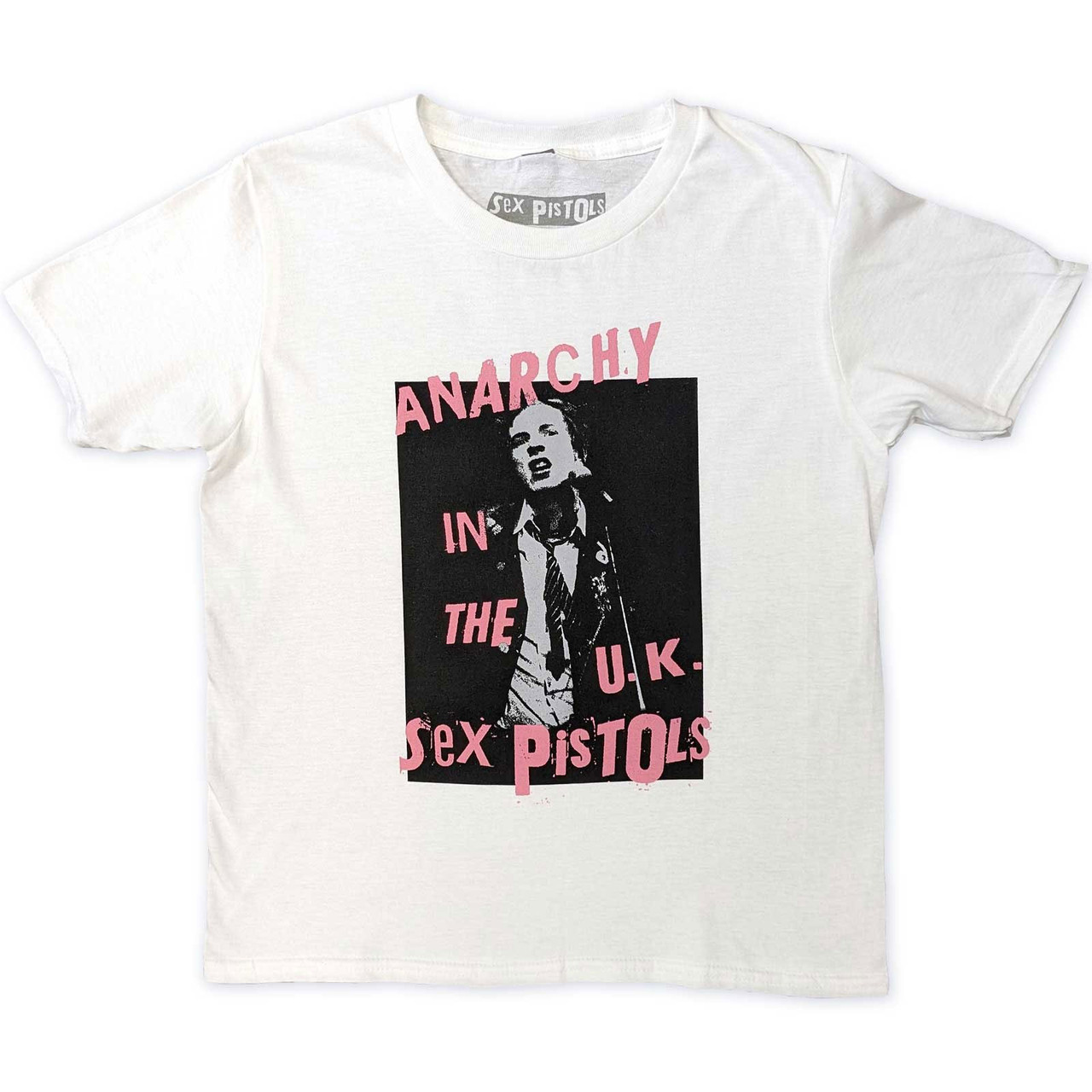 Sex Pistols 'Anarchy In The UK' (White) Kids T-Shirt Ã‚Â¦ Eyesore