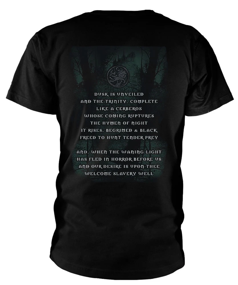 Cradle Of Filth 'Dusk & Her Embrace' (Black) T-Shirt Back