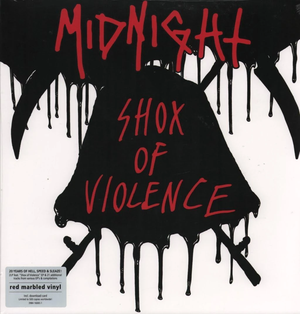 Midnight 'Shox Of Violence' 2LP Red Marbled Vinyl