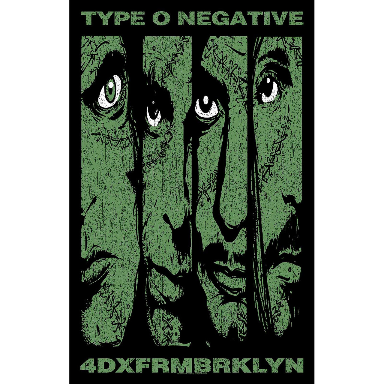 Type O Negative '4DXFRMBRKLYN' Textile Poster