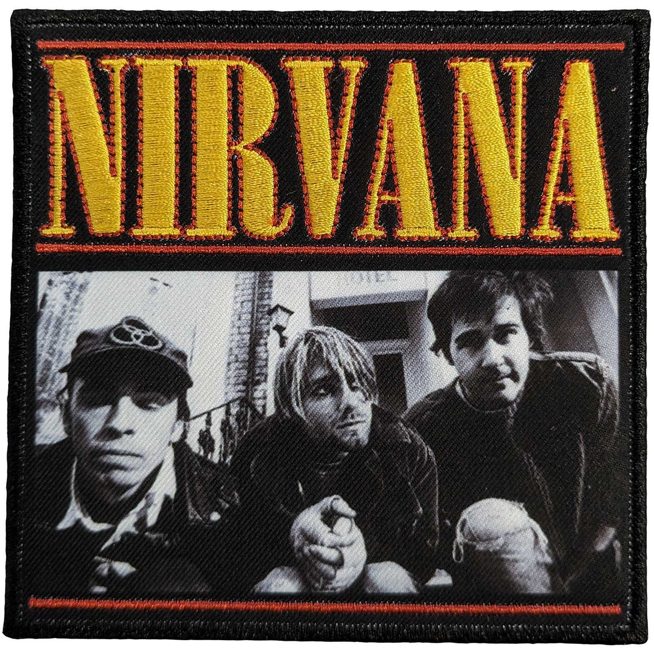 Nirvana 'London Photo' (Iron On) Patch