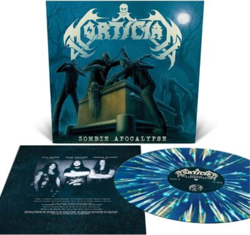 Mortician 'Zombie Apocalypse' LP Blue Splatter Vinyl