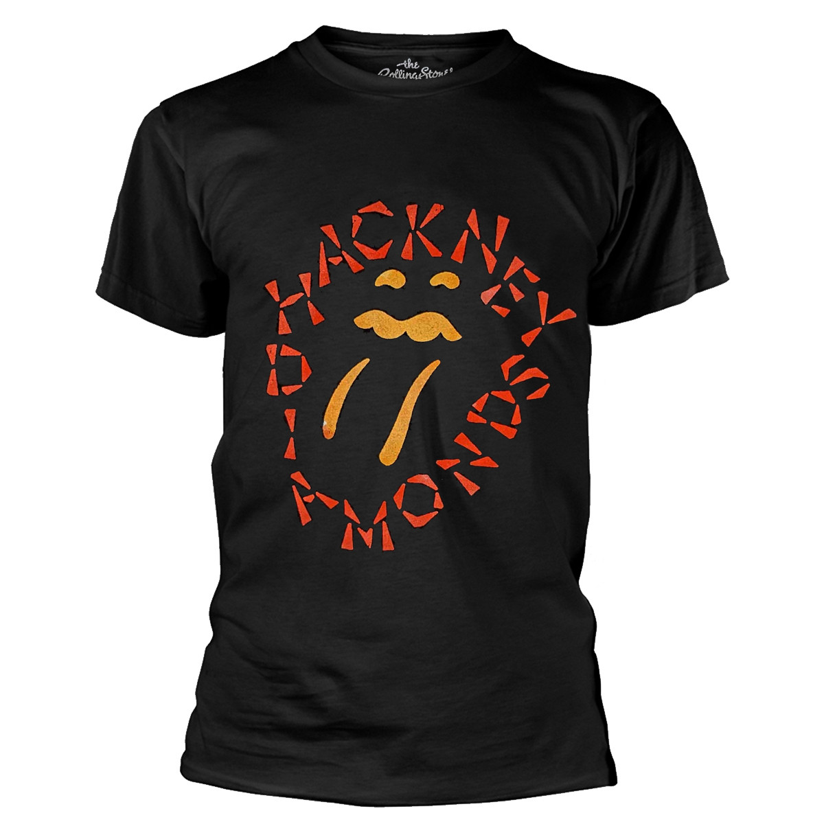 The Rolling Stones 'Hackney Diamonds Negative Tongue' (Black) T-Shirt