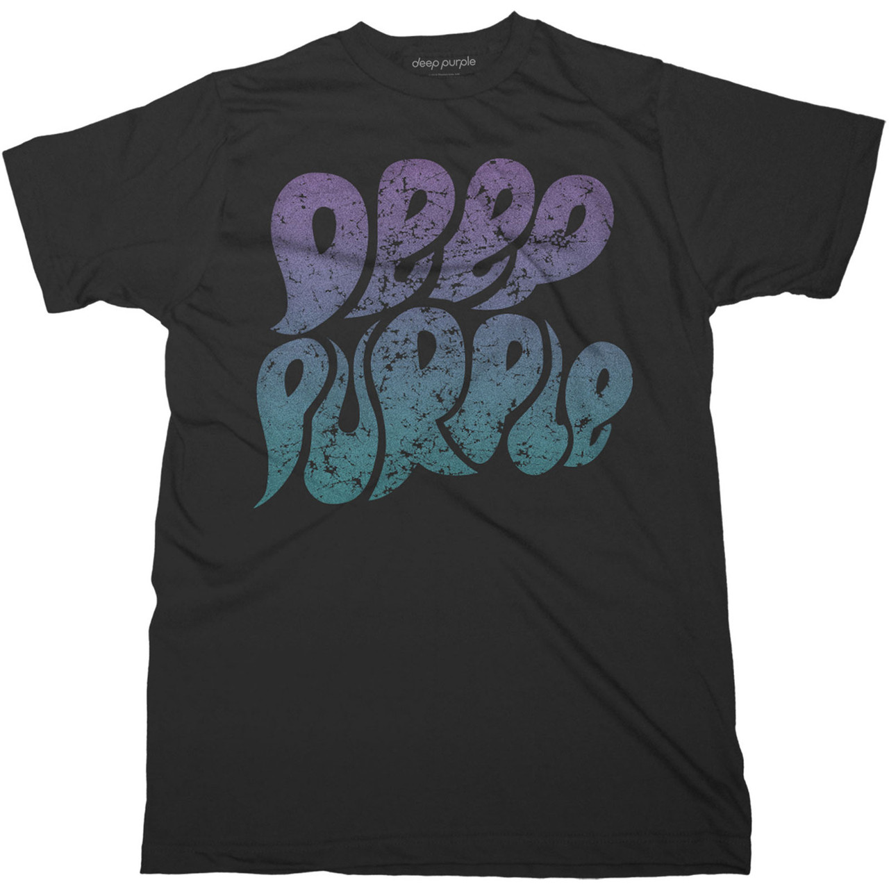 Deep Purple 'Bubble Logo' (Black) T-Shirt