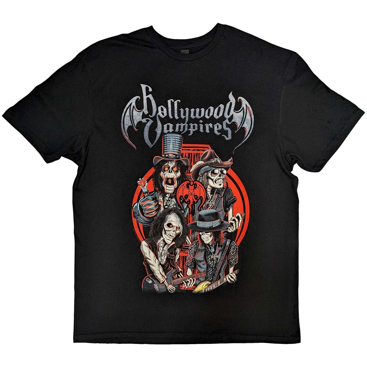 Hollywood Vampires 'Caricatures' (Black) T-Shirt Â¦ Available at