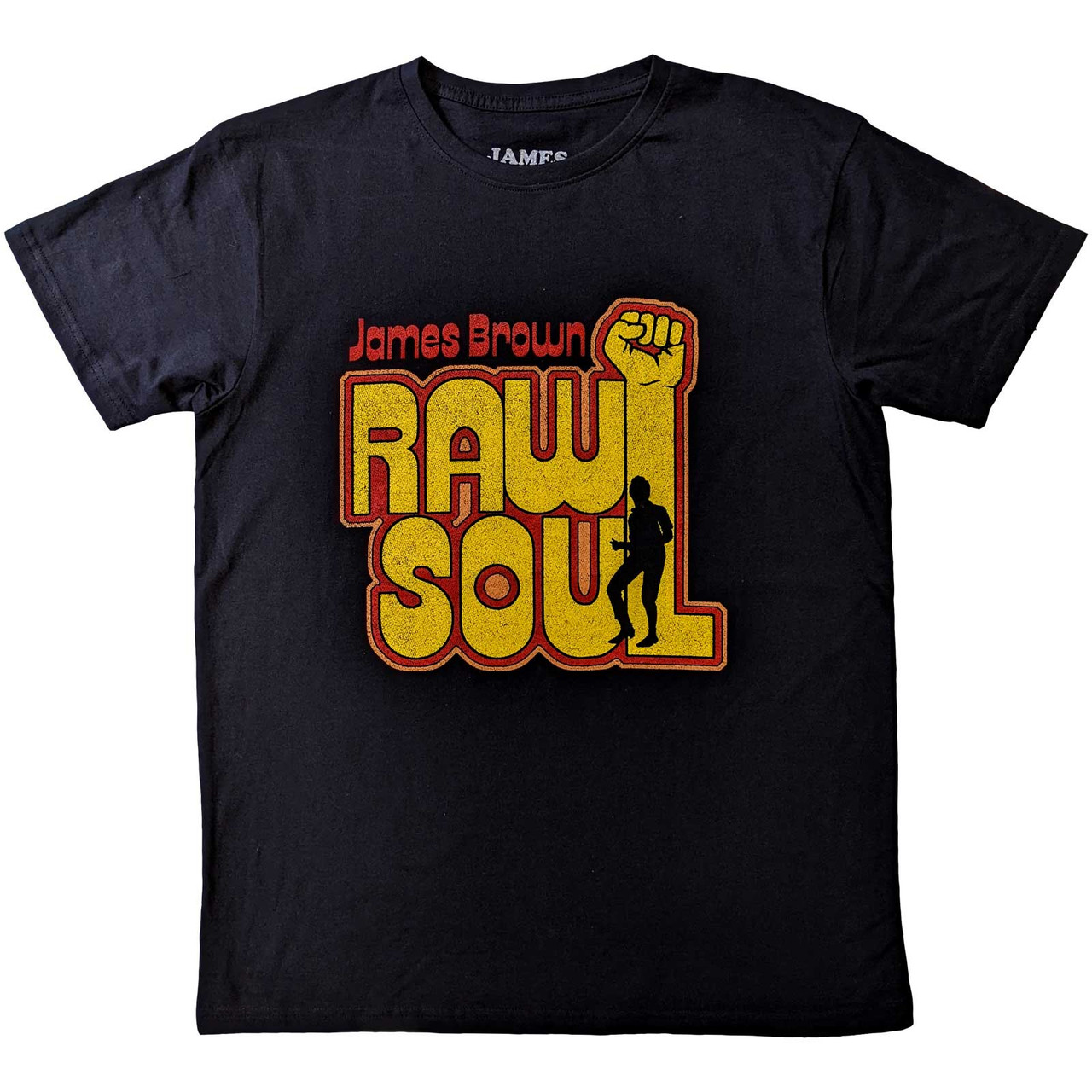 James Brown 'Raw Soul' (Black) T-Shirt