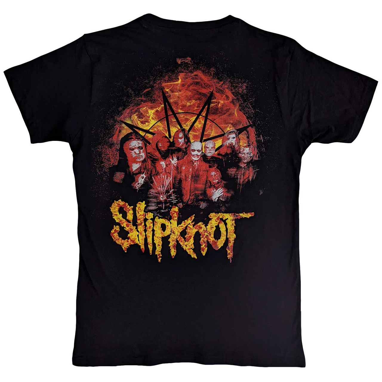 Slipknot 'The End So Far Flame Logo' (Black) T-Shirt | Eyesore Merch