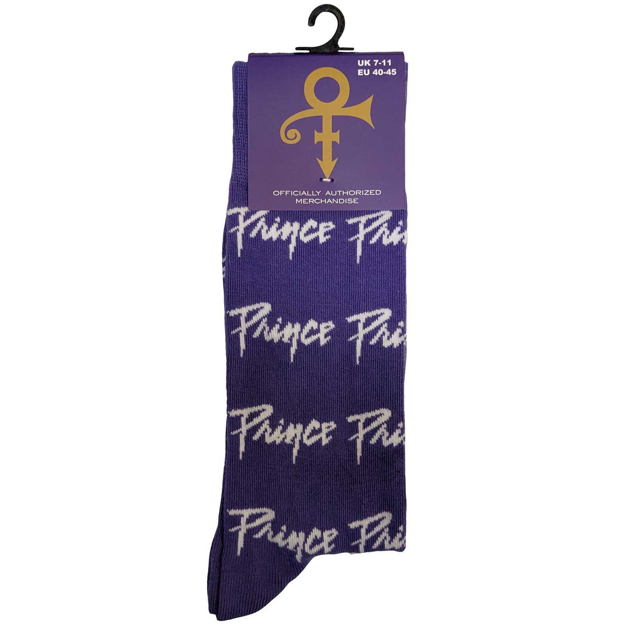 Prince 'Logo Repeat' (Purple) Socks (One Size = UK 7-11)