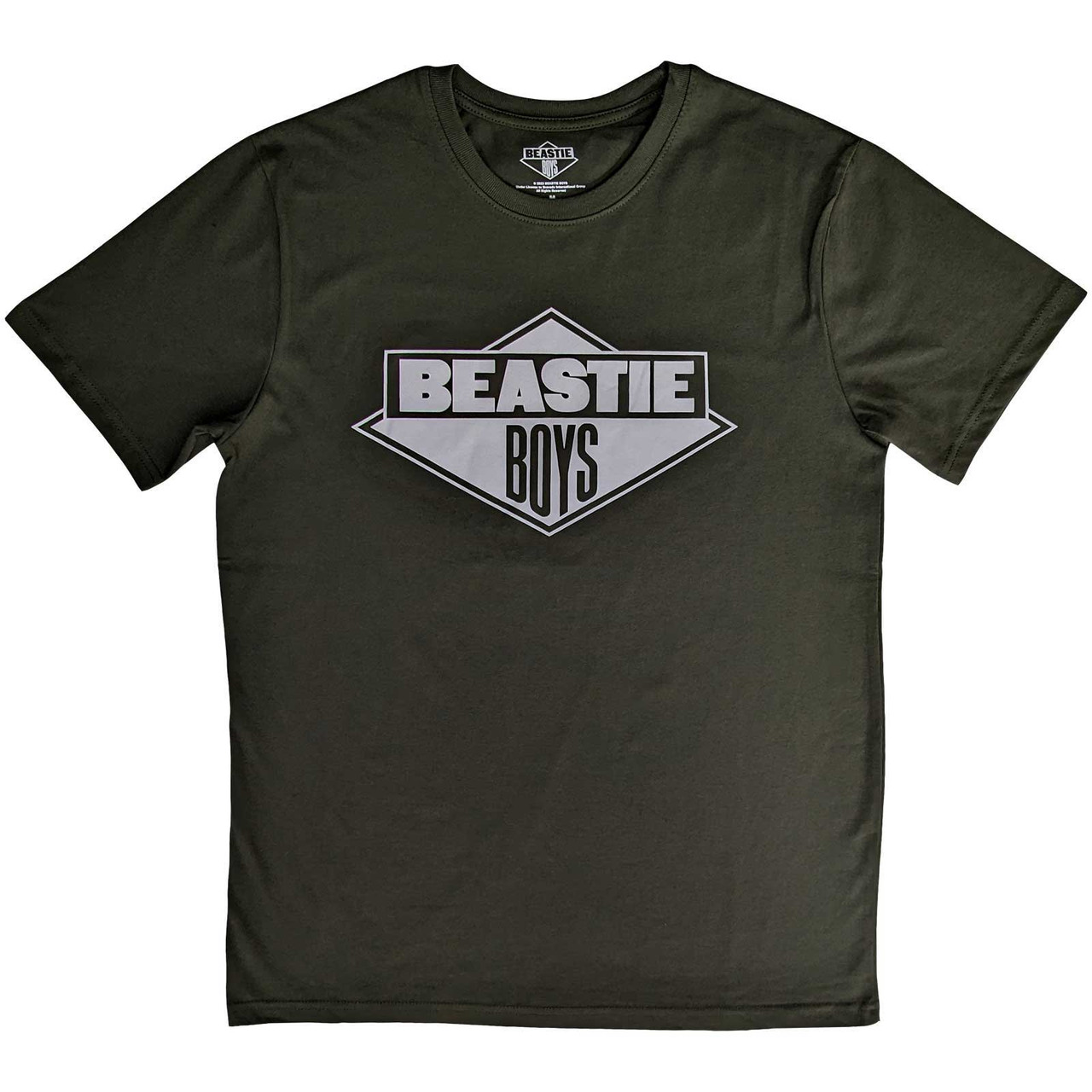 Beastie Boys 'Black & White Logo' (Green) T-Shirt Â¦ Eyesore