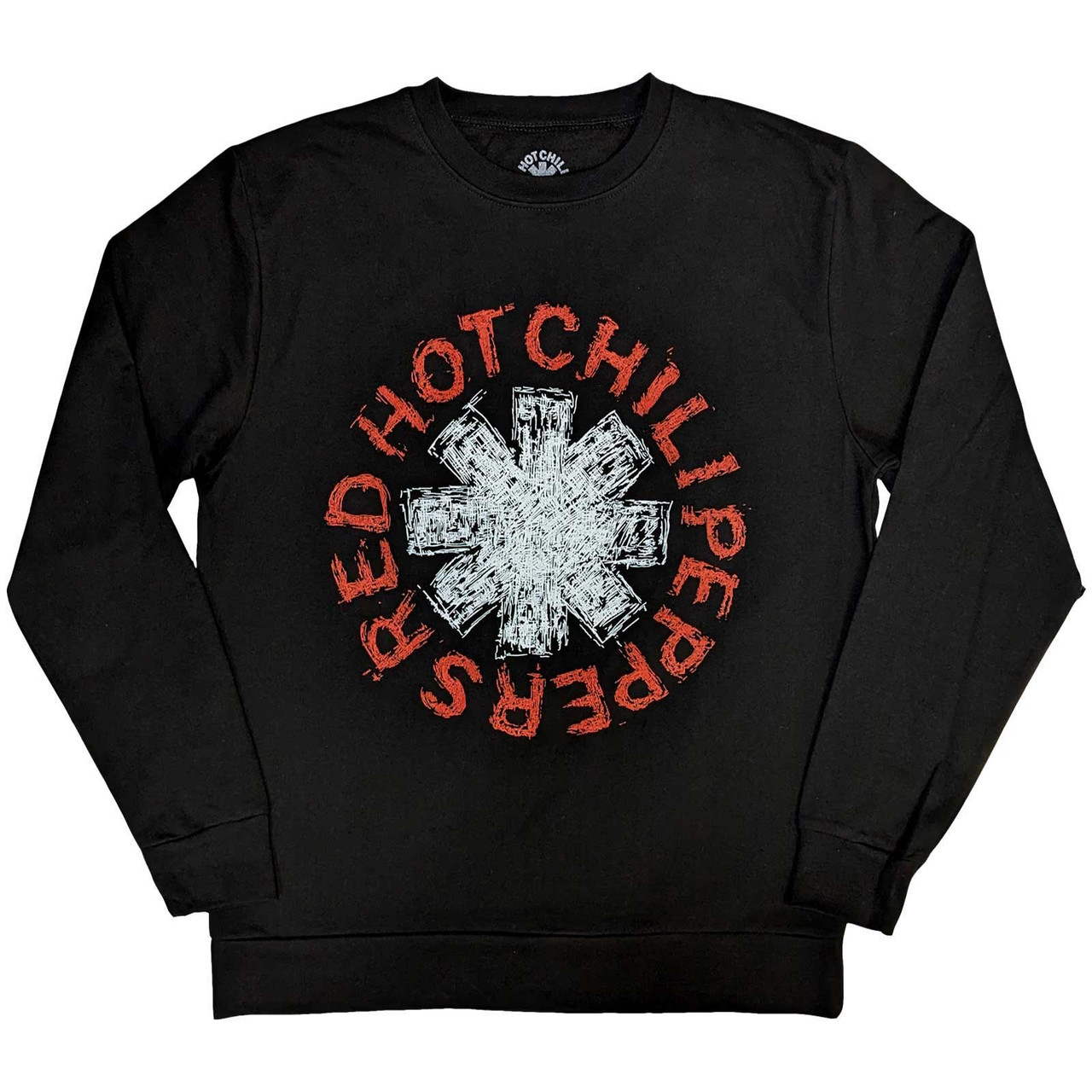 Red Hot Chili Peppers 'Scribble Asterisk' (Black) Sweatshirt
