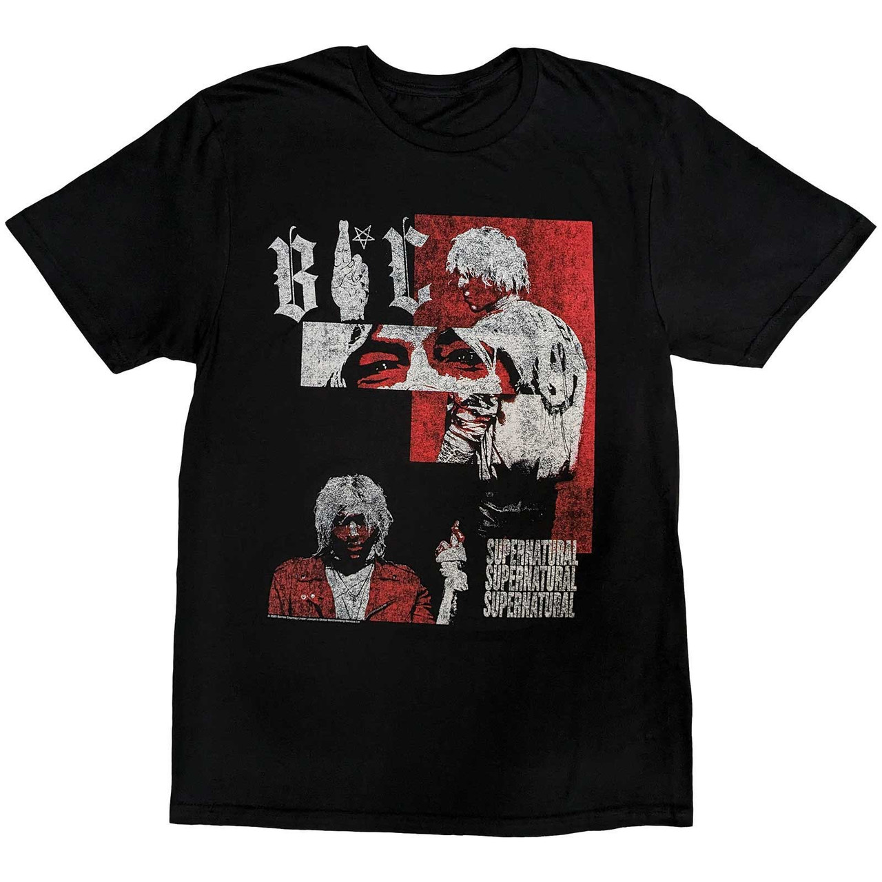 Barns Courtney 'Photo Collage' (Black) T-Shirt