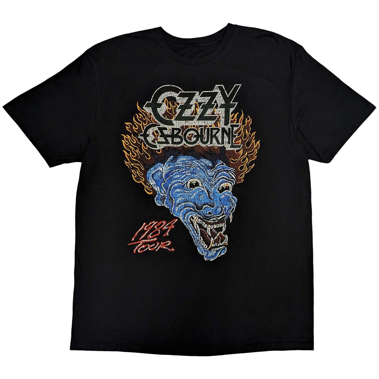 Ozzy Osbourne 'Bark At The Moon Tour '84' (Black) T-Shirt