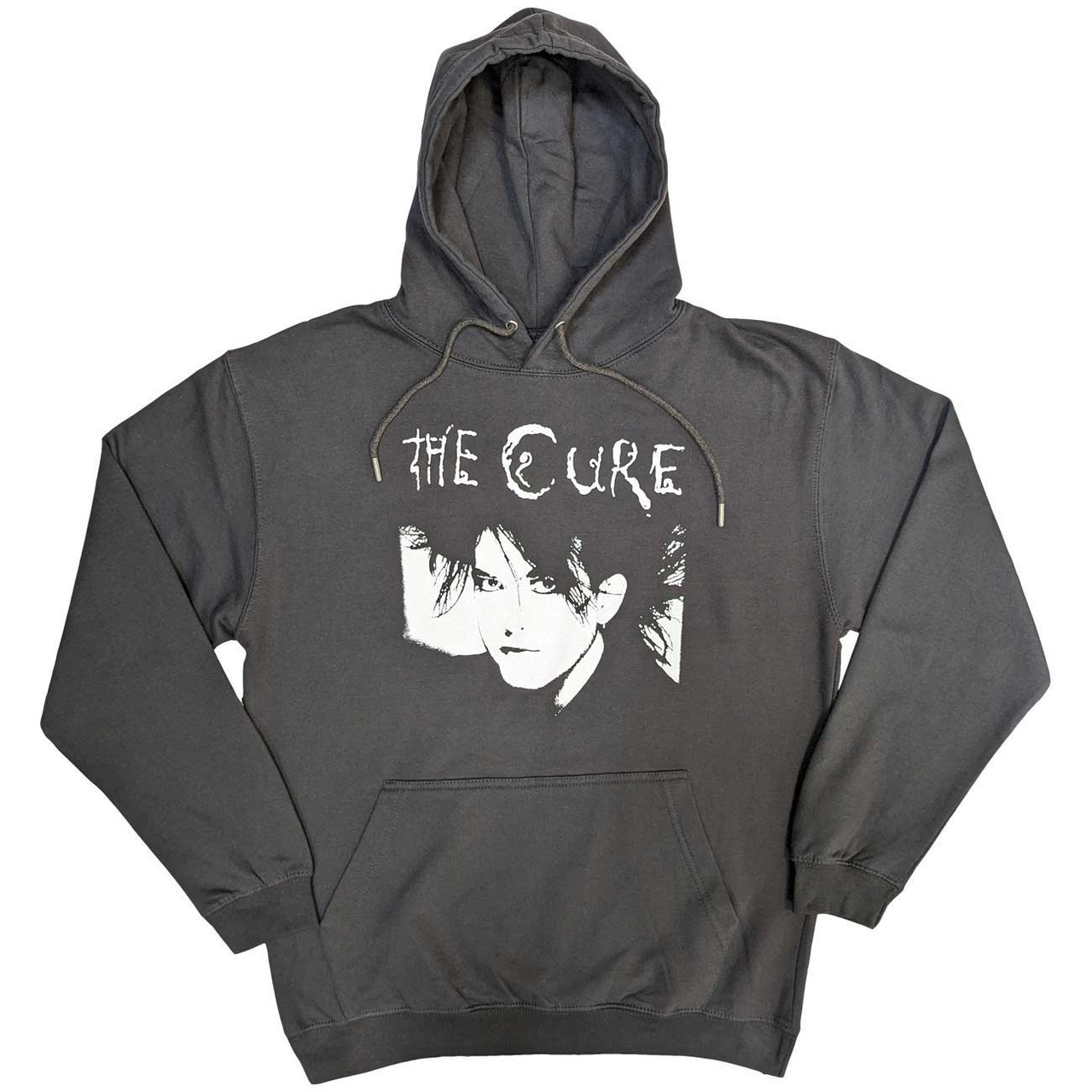 The Cure 'Robert Illustration' (Grey) Pull Over Hoodie