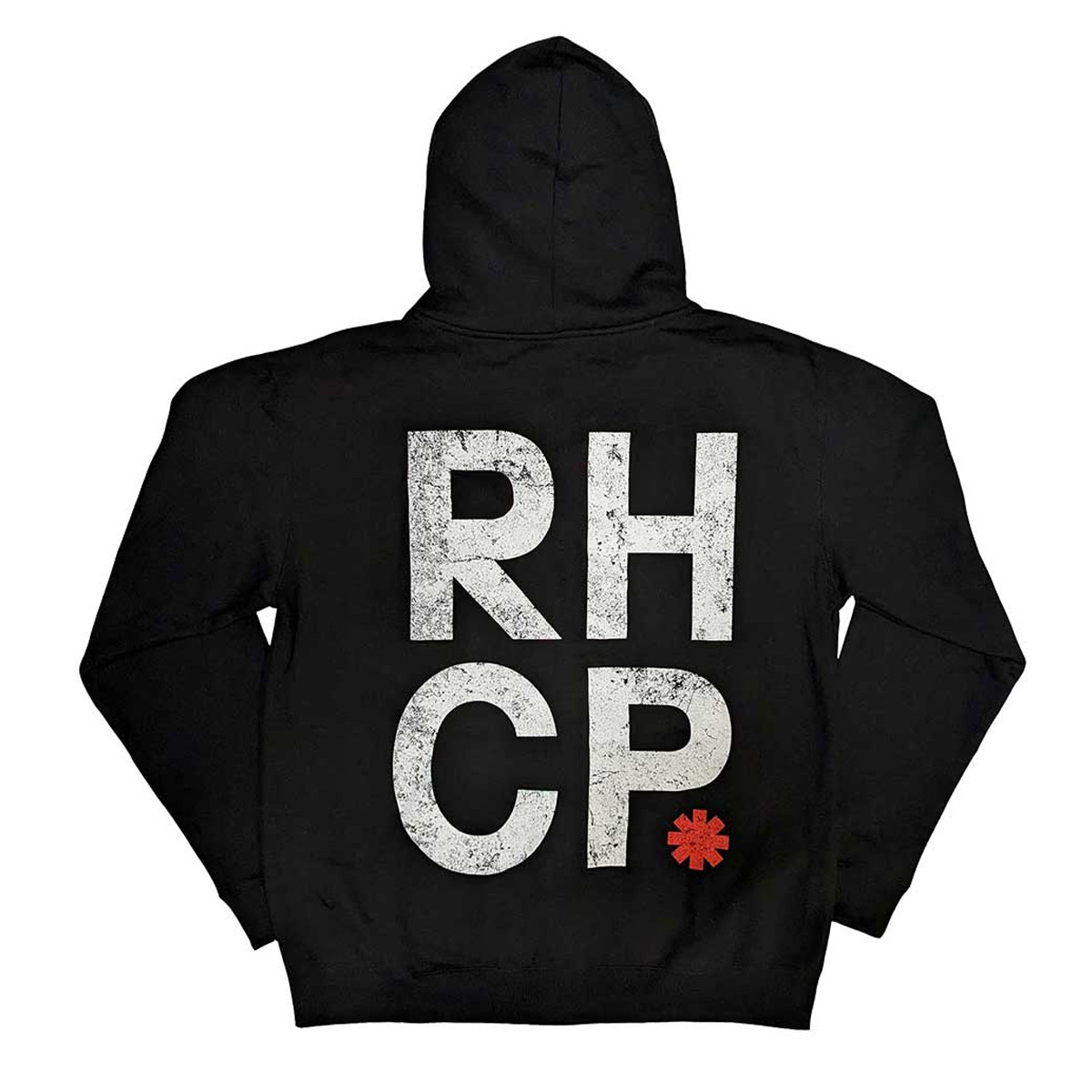 Red Hot Chili Peppers 'Red Asterisk' (Black) Zip Up Hoodie Â