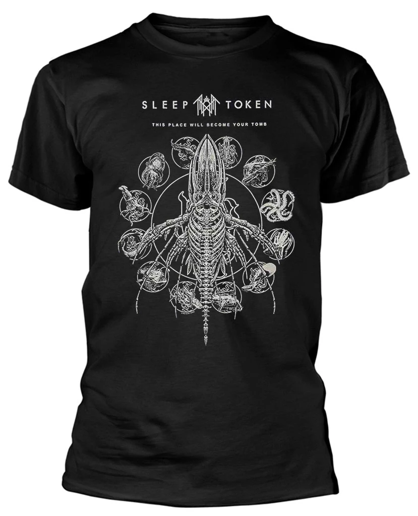 Sleep Token 'Tomb Whale' (Black) T-Shirt