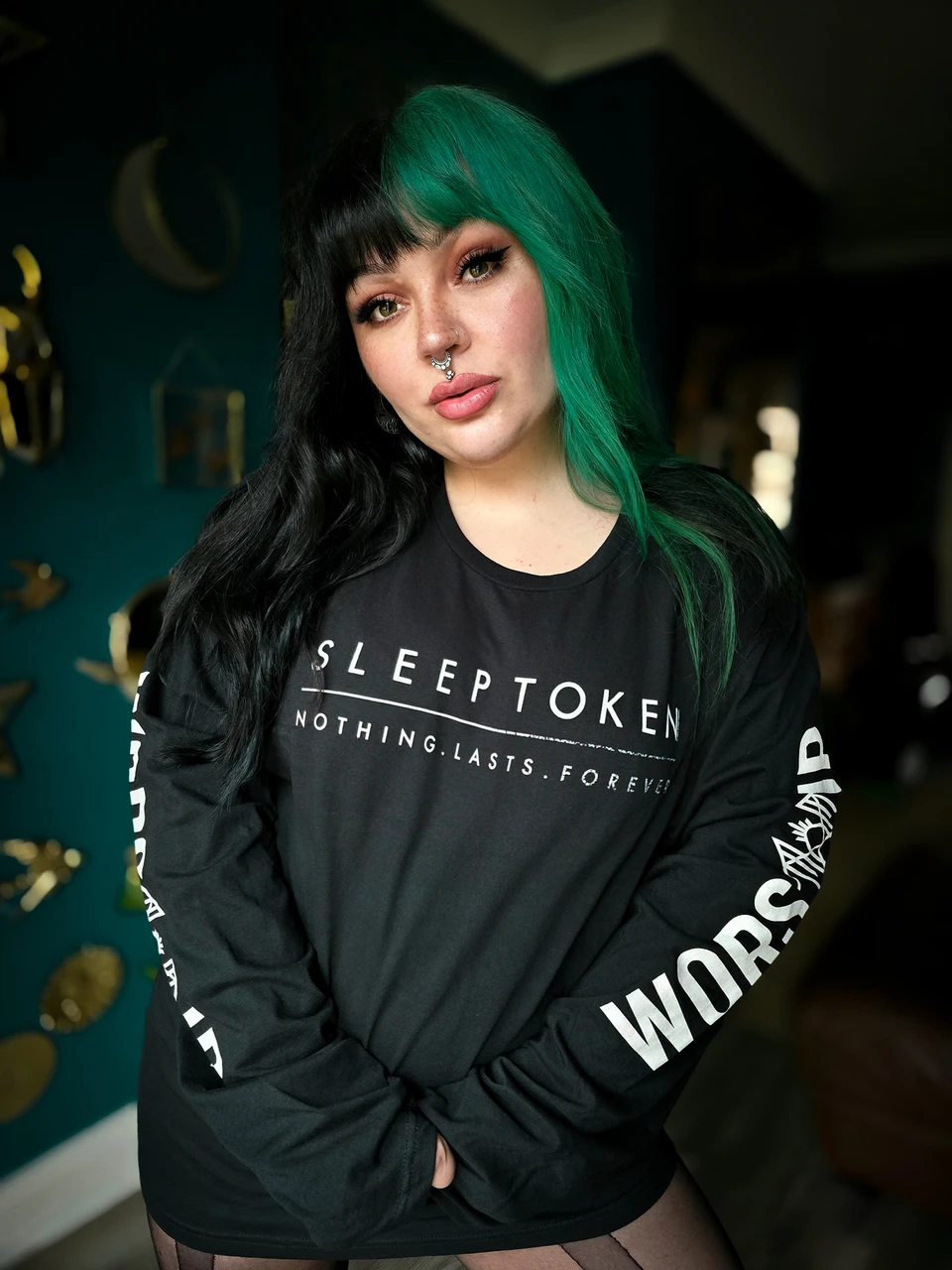 Sleep Token 'Worship' (Black) Long Sleeve Shirt